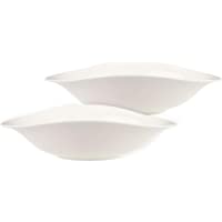 Villeroy &amp- Boch Vapiano Plato de pasta - Porcelana Premium- 26 x 21 cm- 2 piezas